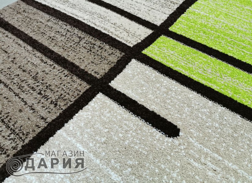 Тъкан килим MAGNOLIA 704 d.beige/green
